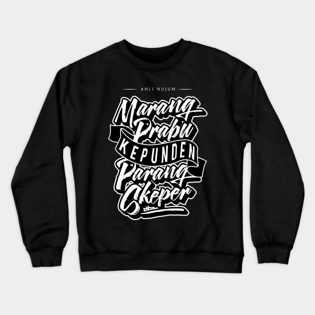 Ahli Nujum Marang Prabu Crewneck Sweatshirt by rolz